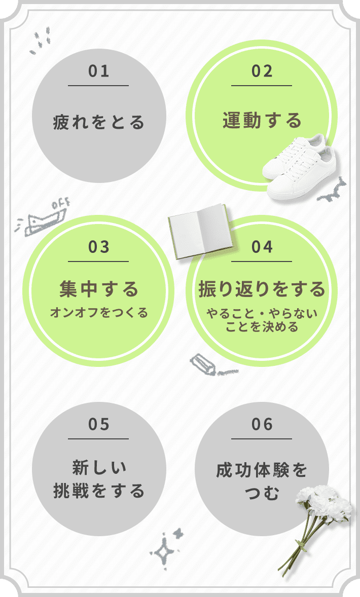 充実感を得るための６つのポイント