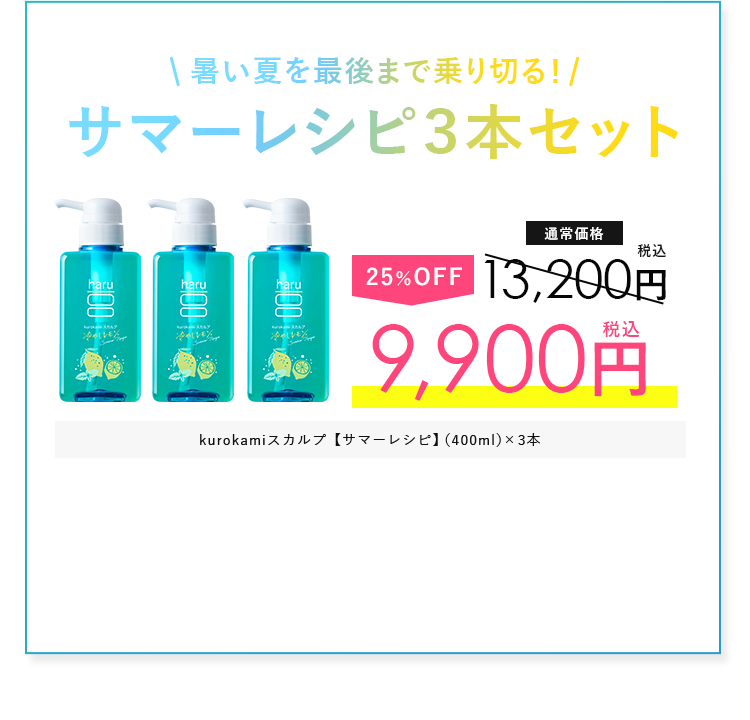 暑い夏を最後まで乗り切る！サマーレシピ3本セット