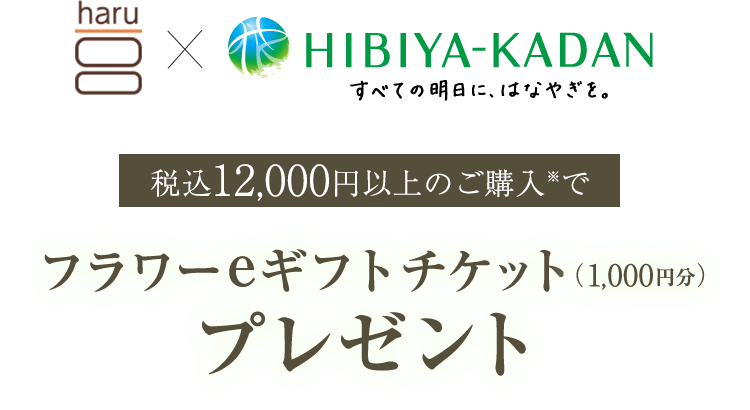 フラワーeギフトチケット(1000円分)プレゼント